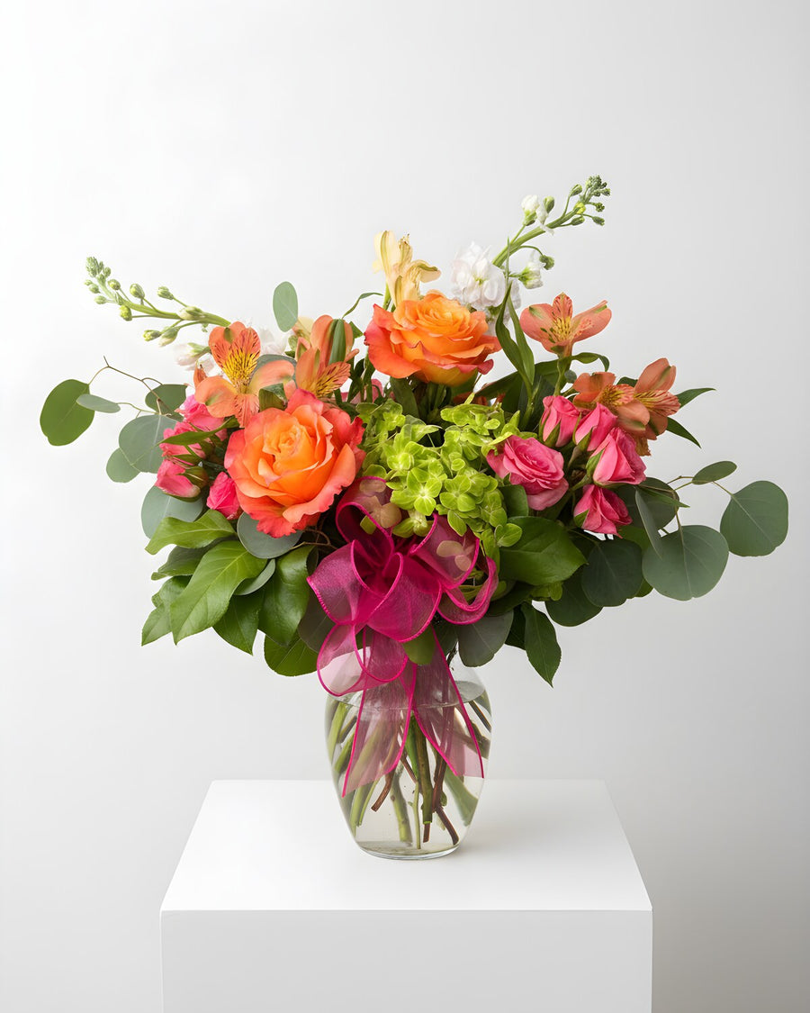 Citrus — a bouquet of bright orange, yellow, and green blooms, fresh and zesty like a basket of citrus